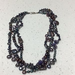 Fresh Water Pearl 3 Strand Necklace